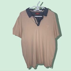 Guess Peach  XL Polo Short Sleeve